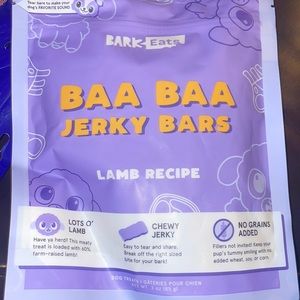 Barkeats BAA BAA Jerky Bars Lamb Recipe